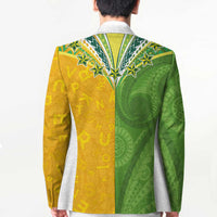 Cook Islands Language Week Blazer Tatau Pattern and Rarotongan Alphabet - Polynesian Pride