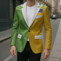 Cook Islands Language Week Blazer Tatau Pattern and Rarotongan Alphabet - Polynesian Pride