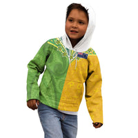 Cook Islands Language Week Kid Hoodie Tatau Pattern and Rarotongan Alphabet - Polynesian Pride