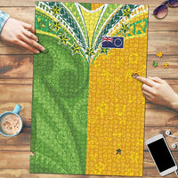 Cook Islands Language Week Puzzle Tatau Pattern and Rarotongan Alphabet - Polynesian Pride