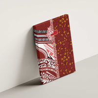 Tonga Language Week Canvas Wall Art Ngatu Pattern and Tongan Alphabet - Polynesian Pride
