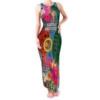 Sanma Day Family Matching Tank Maxi Dress and Hawaiian Shirt Proud To Be A Ni-Van Beauty Pacific Flower LT03 - Polynesian Pride