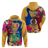 Torba Day Hoodie Proud To Be A Ni-Van Beauty Pacific Flower LT03 - Polynesian Pride
