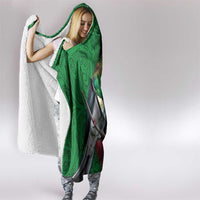 New Zealand Kereru And Pohutukawa Hooded Blanket Maori Tribal Tattoo LT03 - Polynesian Pride