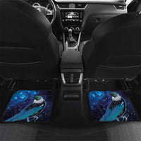 New Zealand Tui Bird Car Mats The Pleiades Star Cluster and Koru Tribal Tattoo Galaxy Vibe
