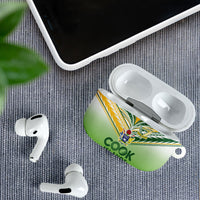 Cook Islands Rugby AirPods Case Six Eight Two to The World - Tatau Tribal Motif