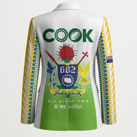 Cook Islands Rugby Blazer Six Eight Two to The World - Tatau Tribal Motif