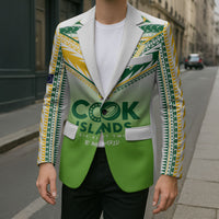 Cook Islands Rugby Blazer Six Eight Two to The World - Tatau Tribal Motif