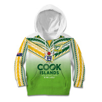 Cook Islands Rugby Kid Hoodie Six Eight Two to The World - Tatau Tribal Motif