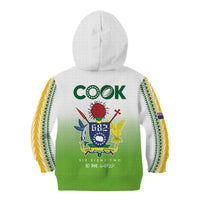 Cook Islands Rugby Kid Hoodie Six Eight Two to The World - Tatau Tribal Motif