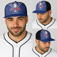 Samoa Rugby Baseball Net Cap Six Eight Five to The World - Pacific Motif