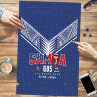 Samoa Rugby Puzzle Six Eight Five to The World - Pacific Motif