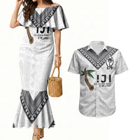 Fijian Rugby Couples Matching Mermaid Dress and Hawaiian Shirt Six Seven Nine to The World - Tapa Pattern