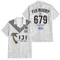 Fijian Rugby Family Matching Puletasi and Hawaiian Shirt Six Seven Nine to The World - Tapa Pattern