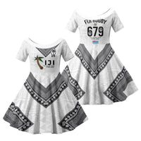 Fijian Rugby Family Matching Summer Maxi Dress and Hawaiian Shirt Six Seven Nine to The World - Tapa Pattern