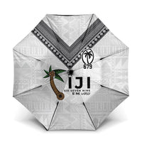 Fijian Rugby Umbrella Six Seven Nine to The World - Tapa Pattern