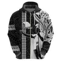 Hawaii Lanai Island Hoodie Hawaiian King and Kakau Symbols Abstract Shoulder Tattoo LT03 - Polynesian Pride