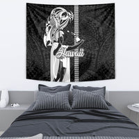 Hawaii Niihau Island Tapestry Hawaiian King and Kakau Symbols Abstract Shoulder Tattoo LT03 - Polynesian Pride