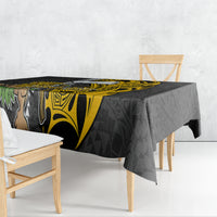 Custom Hawaii Kahoolawe Island Tablecloth Hawaiian Warrior and Kakau Symbols Abstract Tattoo LT03 - Polynesian Pride