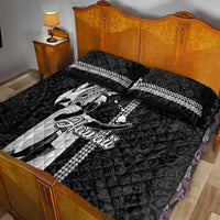 Hawaii Kahoolawe Island Quilt Bed Set Hawaiian King and Kakau Symbols Abstract Shoulder Tattoo LT03 - Polynesian Pride