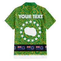 Cook Islands Merry Christmas Family Matching Off Shoulder Short Dress and Hawaiian Shirt Santa Suit Style With Polynesian Pattern