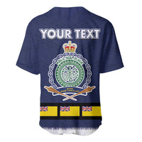 Niue Merry Christmas Baseball Jersey Santa Suit Style With Hiapo Pattern