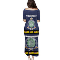 Niue Merry Christmas Family Matching Puletasi and Hawaiian Shirt Santa Suit Style With Hiapo Pattern