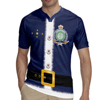 Niue Merry Christmas Rugby Jersey Santa Suit Style With Hiapo Pattern