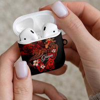 Guam Tribal Chamorro AirPods Case Polynesian Shark with Plumeria and Sea Vibe - Polynesian Pride