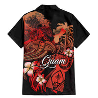 Guam Tribal Chamorro Family Matching Mermaid Dress and Hawaiian Shirt Polynesian Shark with Plumeria and Sea Vibe LT03 - Polynesian Pride