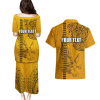 Nanakuli High and Intermediate School Couples Matching Puletasi Dress and Hawaiian Shirt Tribal Kakau Pattern LT03 - Polynesian Pride