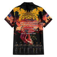 Australia ANZAC Day Hawaiian Shirt Forever in My Thoughts