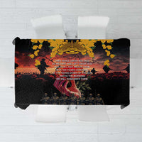 Australia ANZAC Day Tablecloth Forever in My Thoughts