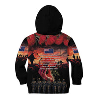 New Zealand ANZAC Day Kid Hoodie Forever in My Thoughts
