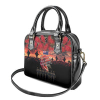 New Zealand ANZAC Day Shoulder Handbag Forever in My Thoughts