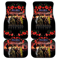 Australia and New Zealand ANZAC Day Car Mats Kangaroo and Kiwi Bird Soldier - Forever in My Thoughts