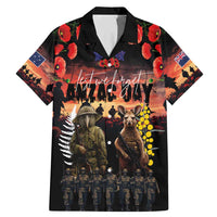 Australia and New Zealand ANZAC Day Family Matching Mermaid Dress and Hawaiian Shirt Kangaroo and Kiwi Bird Soldier - Forever in My Thoughts