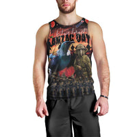 New Zealand ANZAC Day Men Tank Top Tui Bird and Kiwi Bird Soldier - Forever in My Thoughts