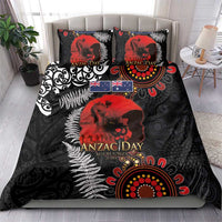 Australia and New Zealand ANZAC Day Bedding Set Aboriginal and Maori Art Pattern - Gallipoli Lest We Forget