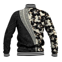 Bula Hibiscus Festival Baseball Jacket Tapa Pattern Half Style LT03 - Polynesian Pride