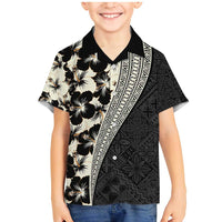 Bula Hibiscus Festival Family Matching Mermaid Dress and Hawaiian Shirt Tapa Pattern Half Style