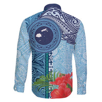 Fiji Day Family Matching Short Sleeve Bodycon Dress and Hawaiian Shirt Tapa Pattern and Hibiscus Flower LT03 - Polynesian Pride
