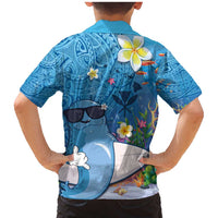 Aloha Hawaiian Monk Seal Family Matching Mermaid Dress and Hawaiian Shirt Polynesian Tattoo The Ocean and Undersea Vibe