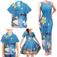 Aloha Hawaiian Monk Seal Family Matching Tank Maxi Dress and Hawaiian Shirt Polynesian Tattoo The Ocean and Undersea Vibe