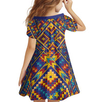 Kolose-Tuvalu Crochet Family Matching Off Shoulder Short Dress and Hawaiian Shirt with Polynesian and Pacific Tattoos - Polynesian Pride