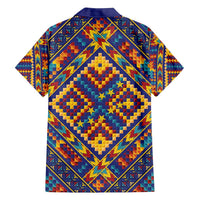 Kolose-Tuvalu Crochet Family Matching Off Shoulder Short Dress and Hawaiian Shirt with Polynesian and Pacific Tattoos - Polynesian Pride