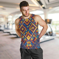 Kolose-Tuvalu Crochet Men Tank Top with Polynesian and Pacific Tattoos - Polynesian Pride