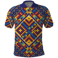 Kolose-Tuvalu Crochet Polo Shirt with Polynesian and Pacific Tattoos - Polynesian Pride