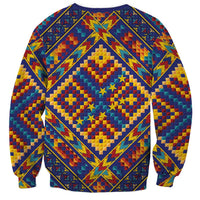 Kolose-Tuvalu Crochet Sweatshirt with Polynesian and Pacific Tattoos - Polynesian Pride