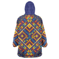 Kolose-Tuvalu Crochet Wearable Blanket Hoodie with Polynesian and Pacific Tattoos - Polynesian Pride